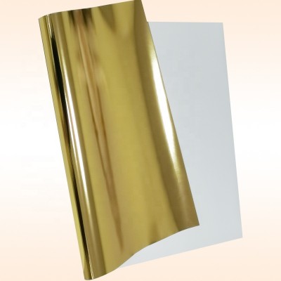 Foodgrade high quality gold coated metallized PET film paper for making cake cup